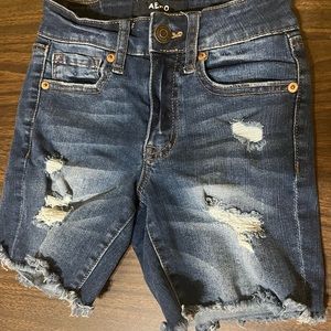 AERO Size 6 Girls Blue Jean Shorts